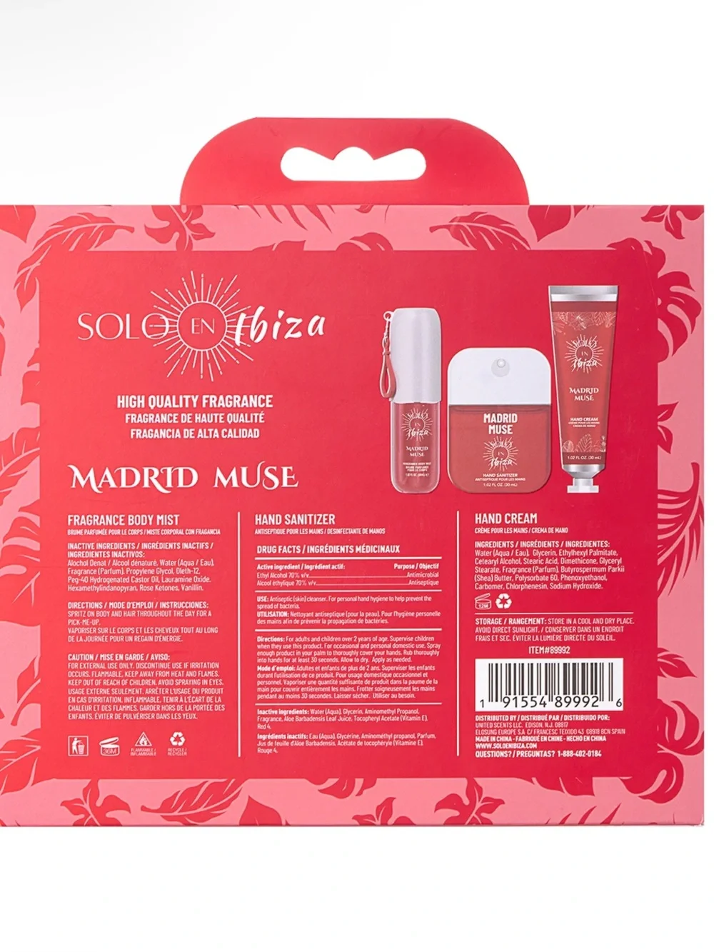 Sole en Ibiza Madrid Muse Hand & Body Set - Pink